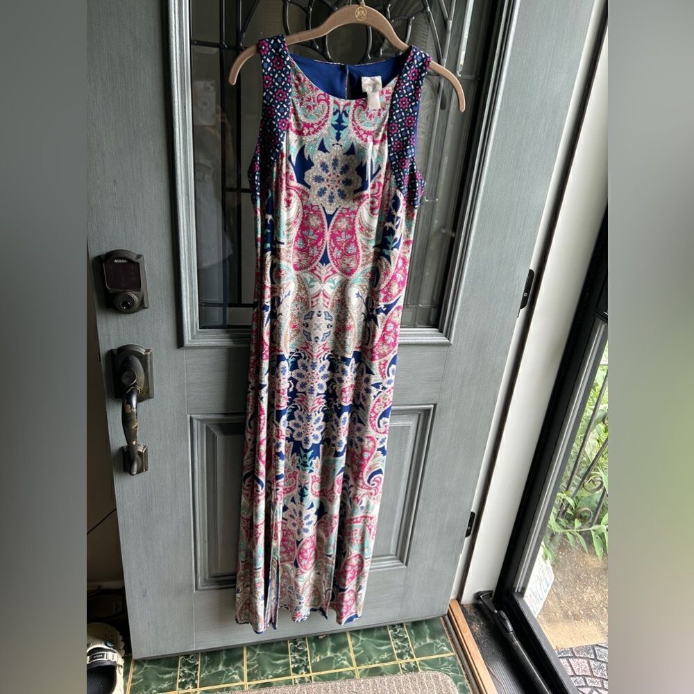 Chico’s Crown Paisley Maxi Dress - Picture 3 of 8